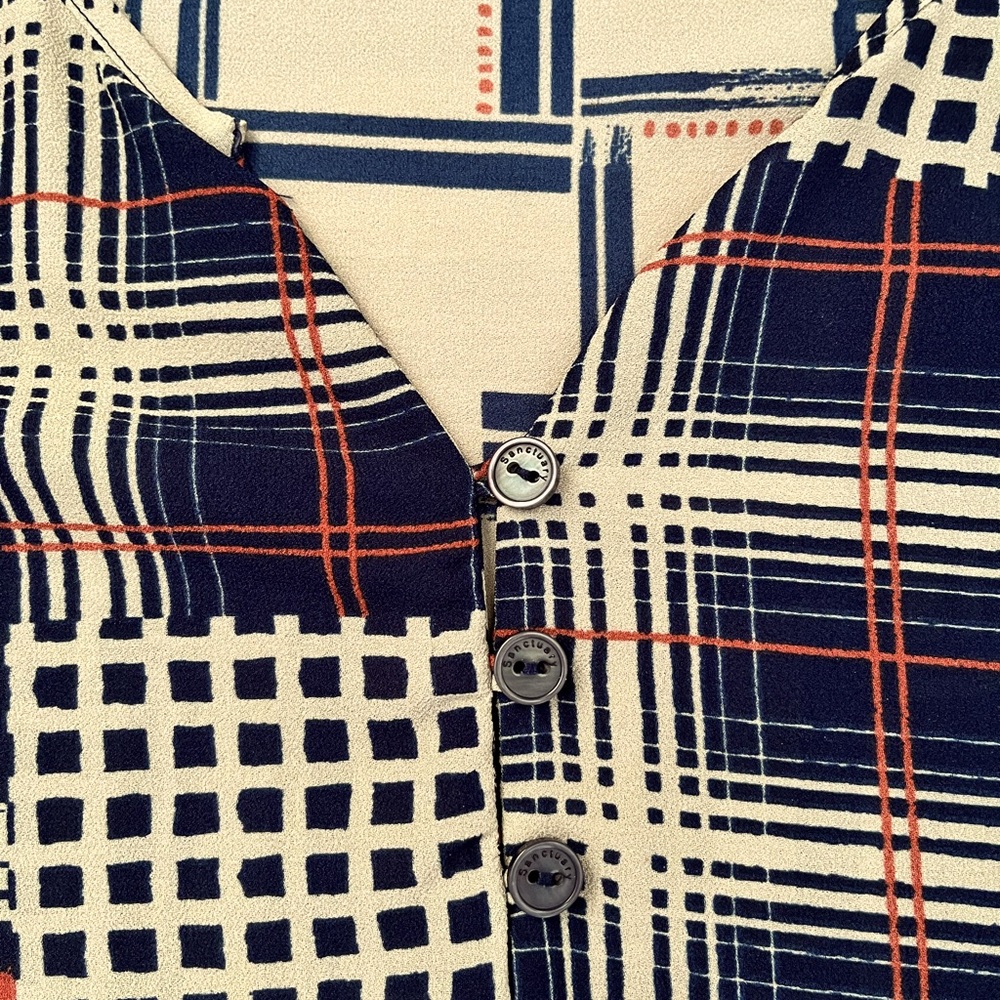 Sanctuary Market Cafe Patchwork Top From Blooming… - image 6